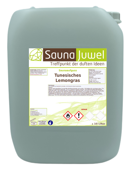 Tunesisches Lemongras 10 Liter Saunaaufgusskonzentrat