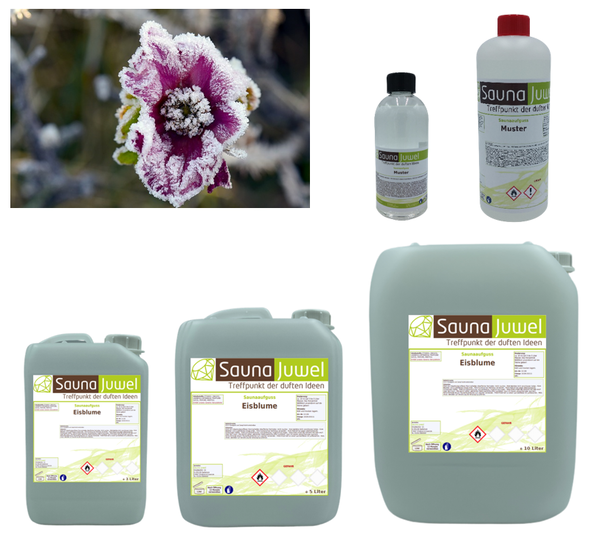 Eisblume (Anis, Geranium, Lavendel, Rose) - Saunaaufgusskonzentrat