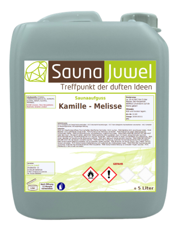Kamille-Melisse 5 Liter Saunaaufgusskonzentrat