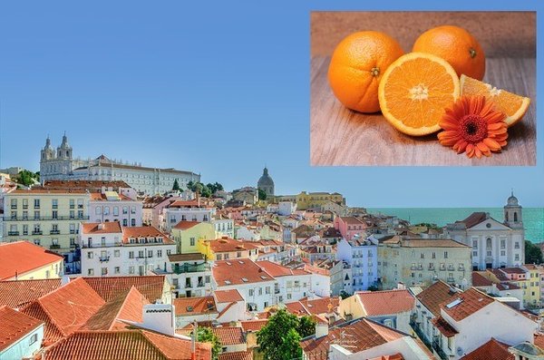 Portugiesische Orange Dampfbad-Thermenduft