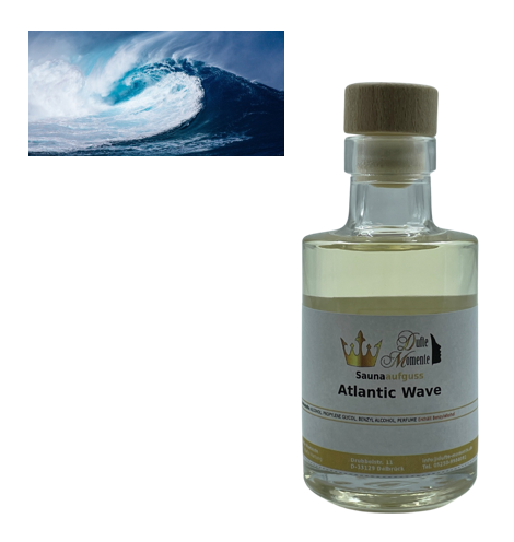Atlantic Wave - Saunaaufguss-Konzentrat in hochwertiger Glasflasche