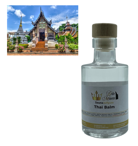 Thai Balm - Saunaaufguss-Konzentrat in hochwertiger Glasflasche